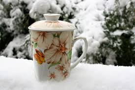 tea and snow
